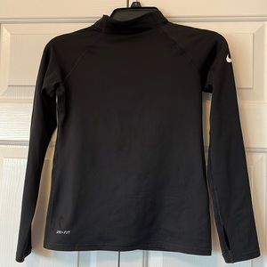 Nike Pro DRI-FIT Mock-Neck Long Sleeve Top, size M